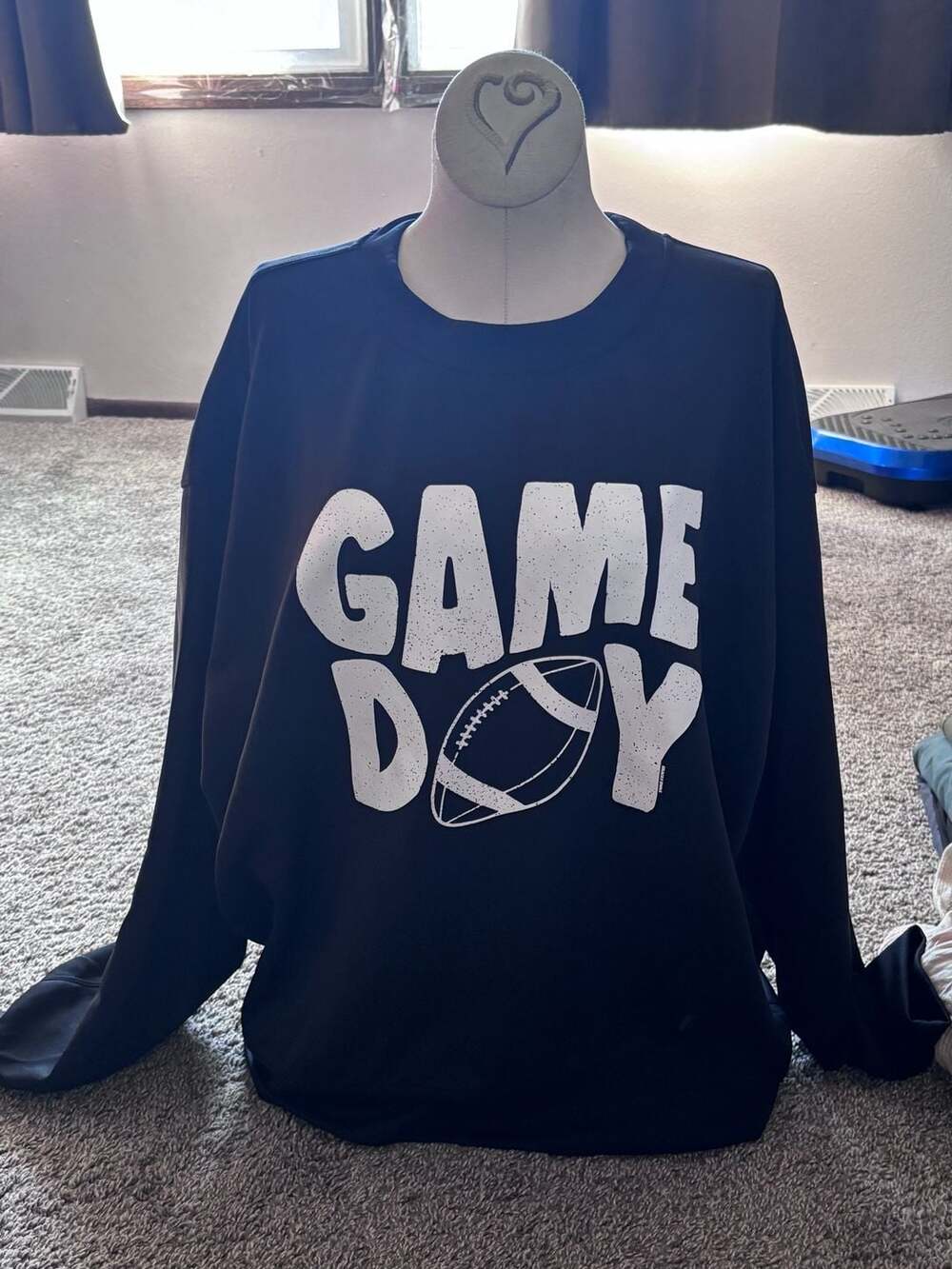 Grace and Emma Game Day Football Sweatshirt